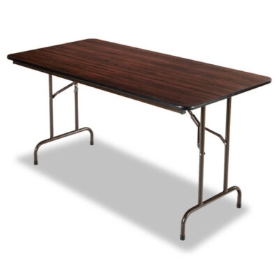 5' Rectangular Folding Table Mahogany