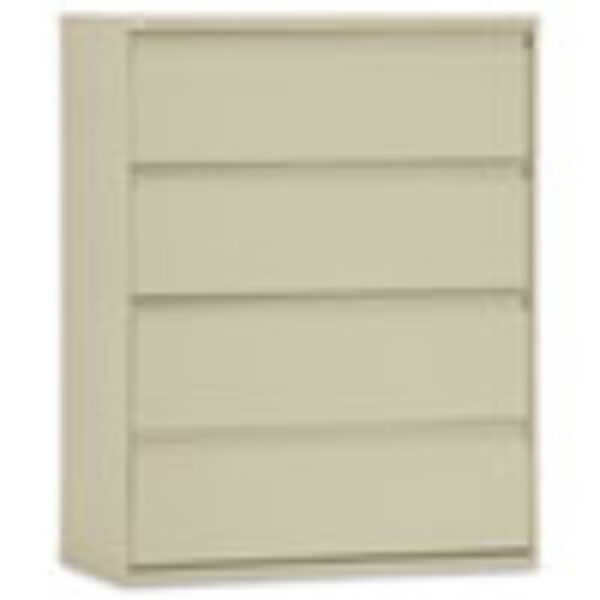 ALLA54 42"w 4-Drawer Lateral File Putty