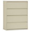 42"w 4-Drawer Lateral File Putty
