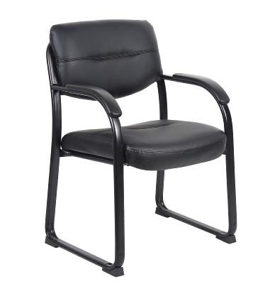 Sled Base Guest Chair black