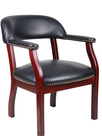 Captains chair mahogany-black