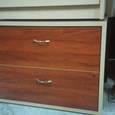 2-drawer lateral file cherry & maple