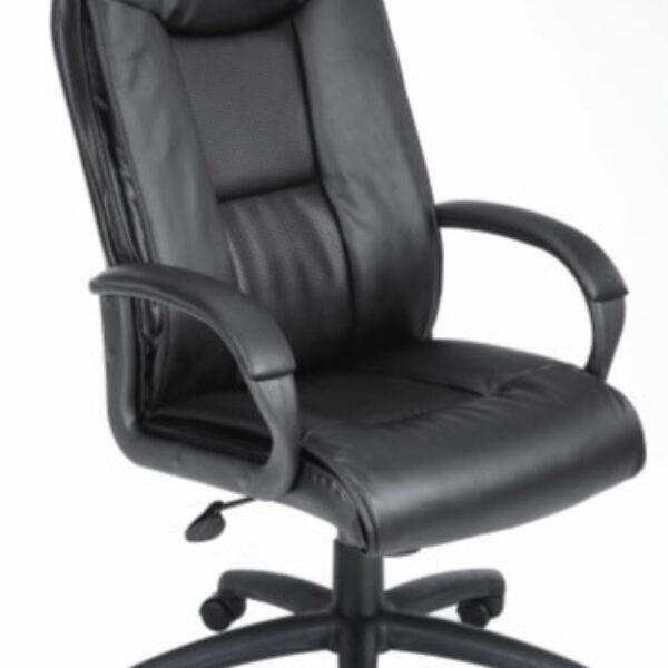 B760 black leather executive high back chair