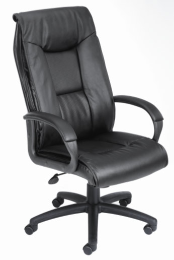 executive high back chair black leather