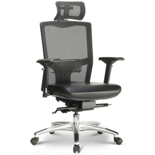 Mesh high back executive chair black with headrest