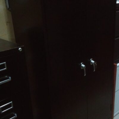 72" black metal storage cabinet