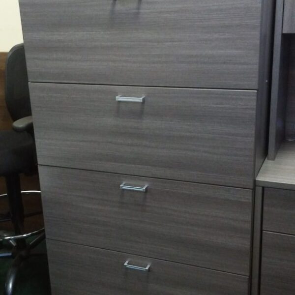 SDCA 4-drawer lateral file gray