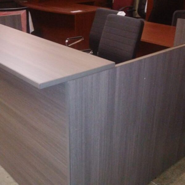 SDCA reception desk & return gray