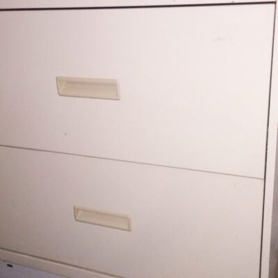 Used HON 2-drawer 30" lateral file putty