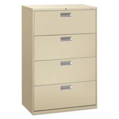 H6 4-drawer lateral file putty