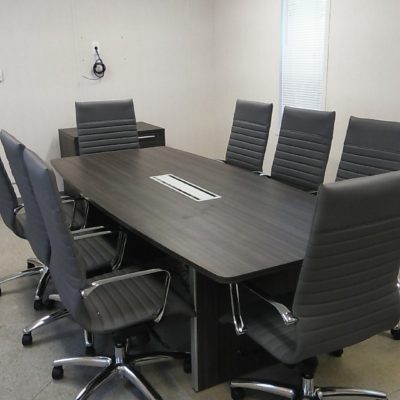 8' Boat conference table gray