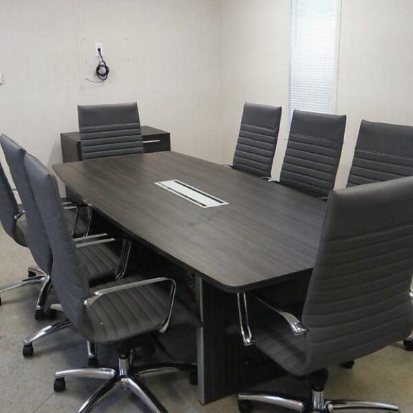 CD 8' BOAT CONFERENCE TABLE GRAY