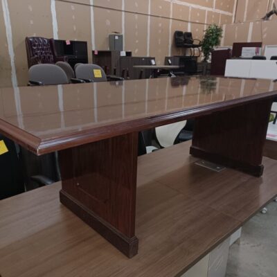 Used traditional 8' conference table mahogany