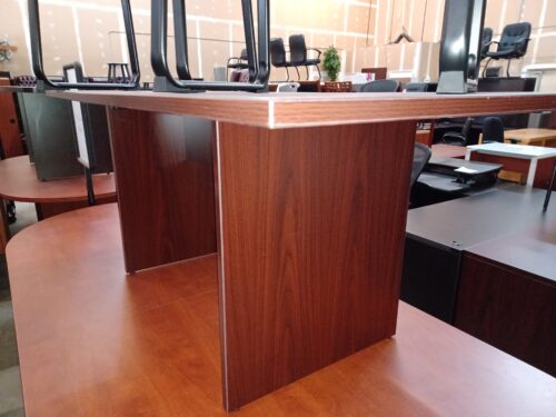 Used 6' rectangular conference table mahogany