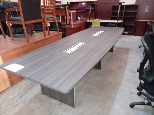 12' Boat conference table gray