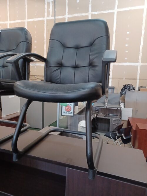 Used guest chair black