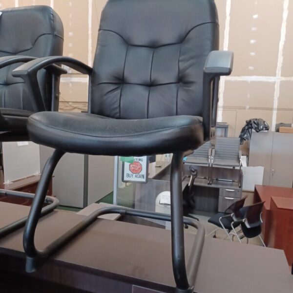 Used guest chair black