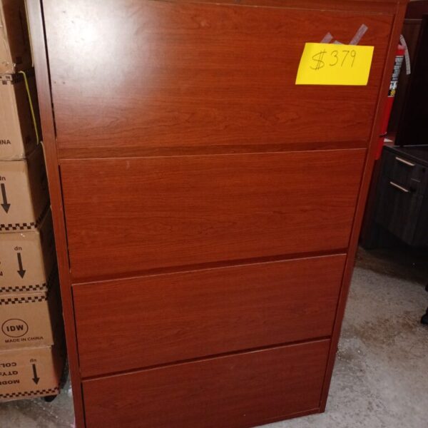 Used 4 drawer lateral file cherry