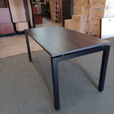 5' U-leg table desk gray