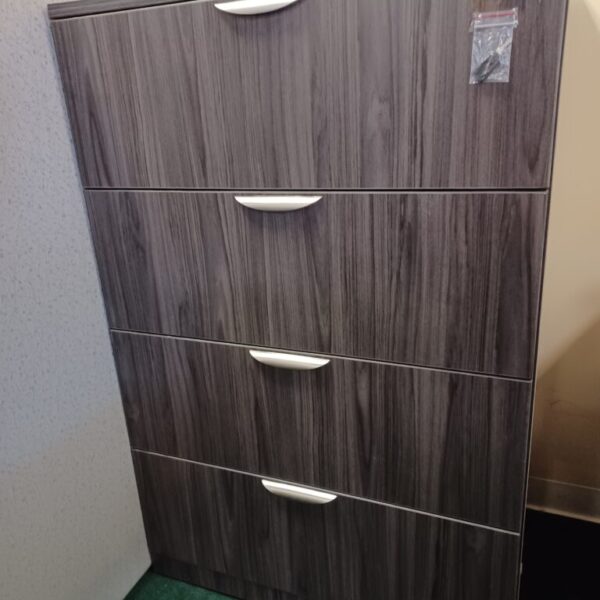 Used 4 drawer lateral file gray