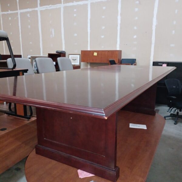 Used 10' traditional rectangular conference table mahogany