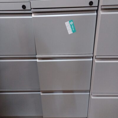 3 Drawer letter file gray