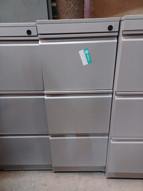 3 Drawer letter file gray