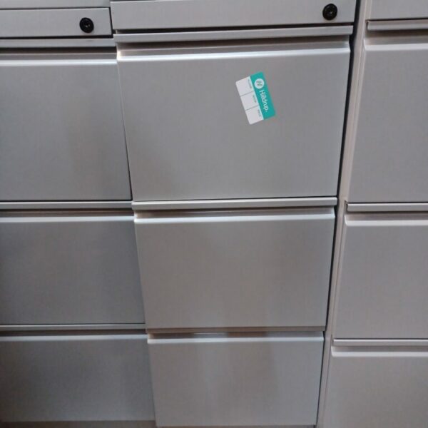 3 Drawer letter file gray