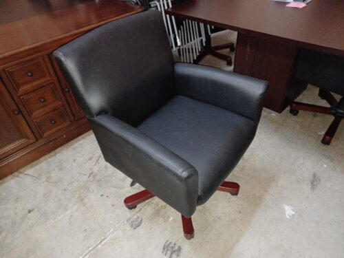 Used midback conference chair black set of 4