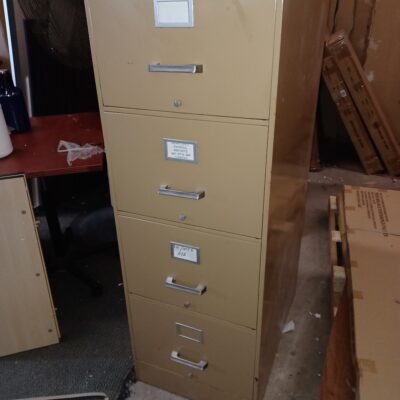 Used 4 drawer legal file sand